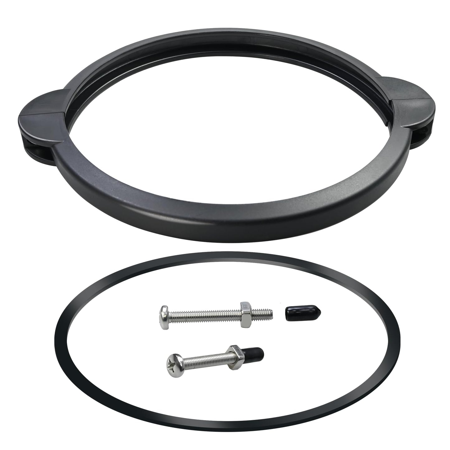 11722 Sand Filter Clamp with Screw+O-Ring Compatible with Intex 10"(DN) Sand Filter Tank, Flange Clamp Compatible with Krystal Clear SF90110-1 SF90110-2 SX1500 Sand Filter Pump for Above Ground Pool