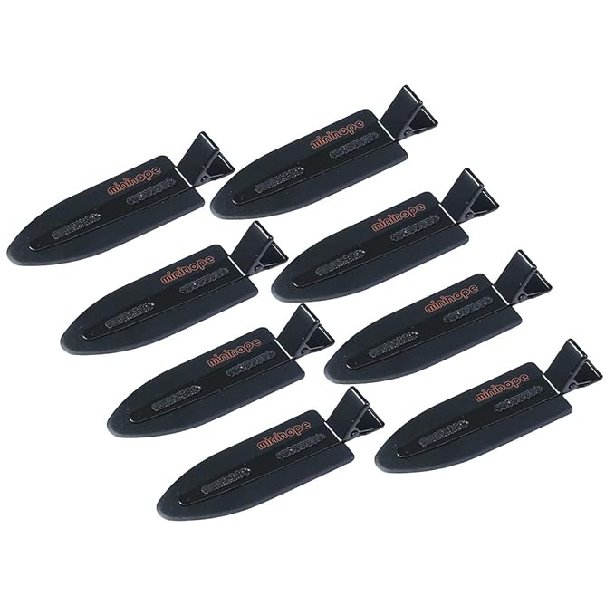 minihope No Crease styling Clips, Big size 3.1inch 8cm,Black,8-count.…
