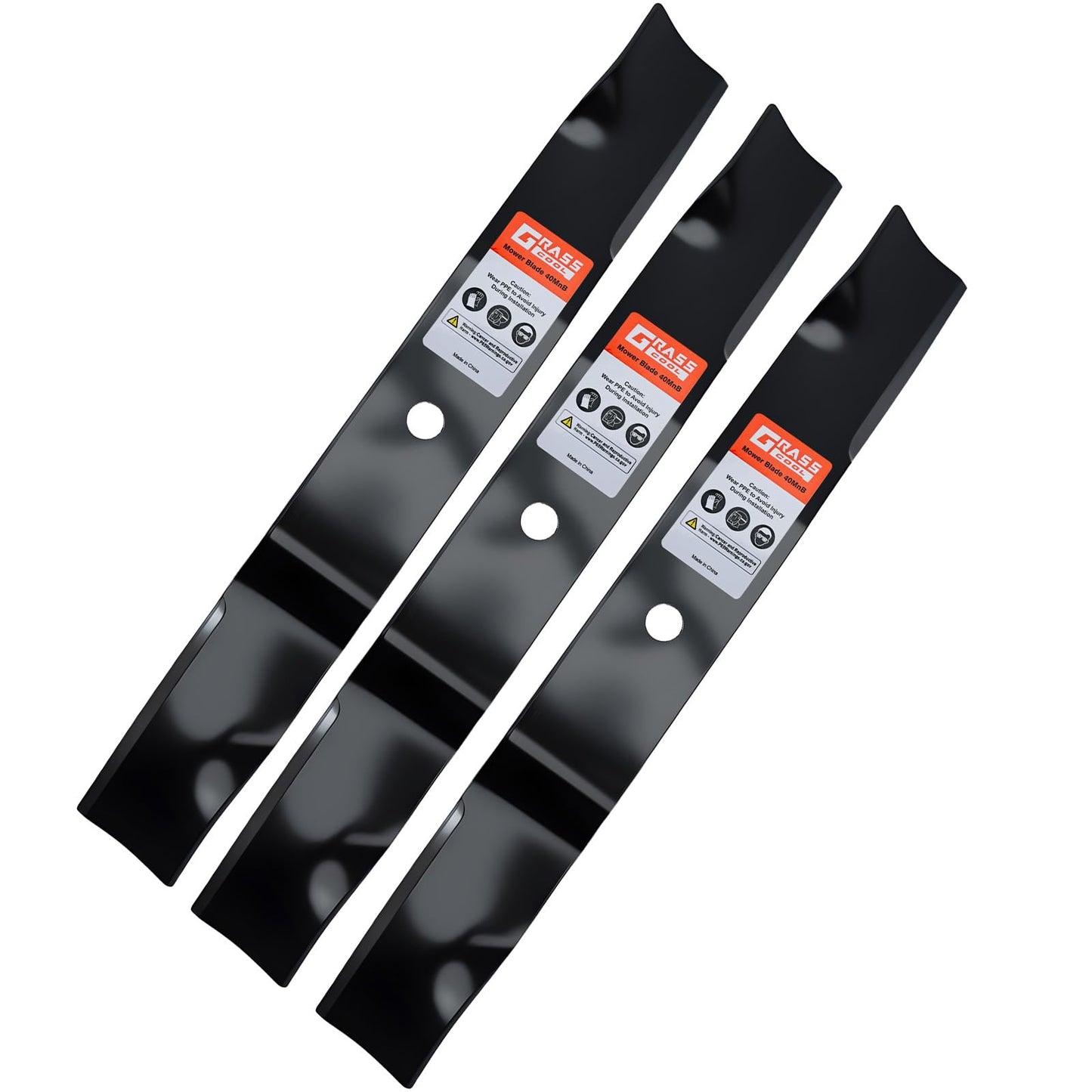 Grasscool 04771200 Ikon XD 52 inch Mower Blades Compatible with Ariens Ikon Onyx Envy Apex Edge X XL 52",Gravely ZT HD ZTX XL 52" Zero Turn Mower