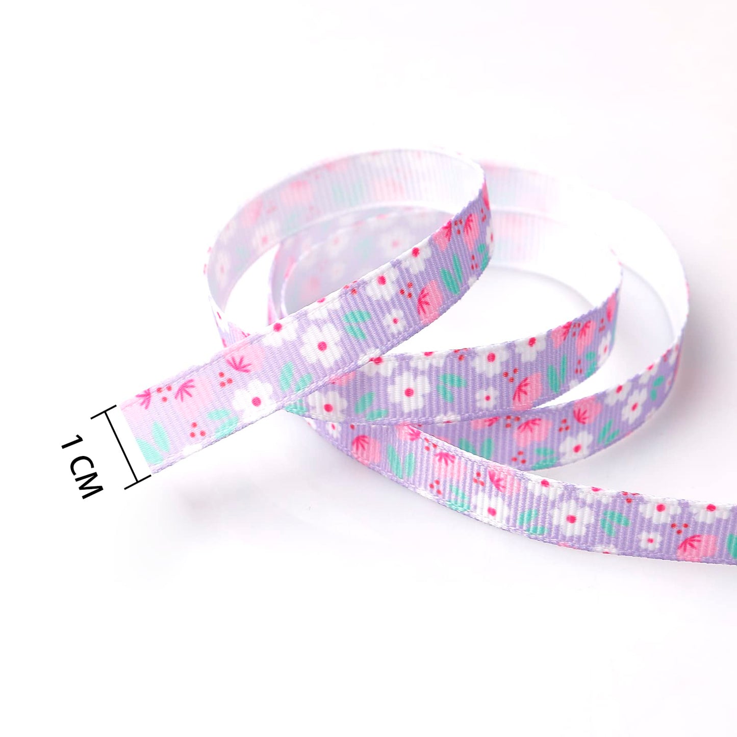 QingHan 3/8" Grosgrain Ribbon for Gifts Wrapping Crafts Boutique Fabric Ribbon 160yd (80x2yd)