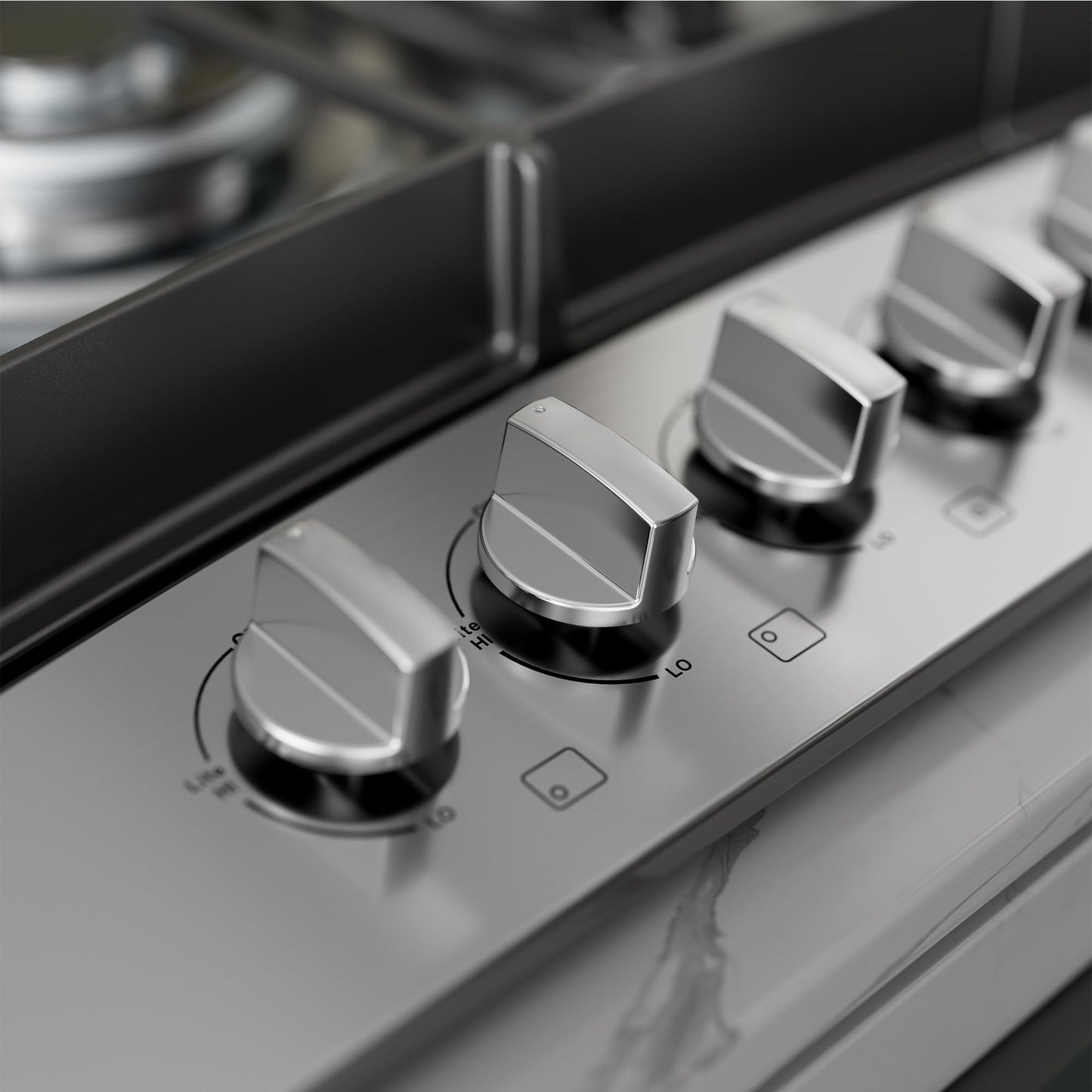Empava 36 Inch Built-in Gas Cooktop with 5 Sealed SABAF Burners, Stainless Steel Surface, LPG/NG Convertible, Auto Electric Ignition, Flame Failure Protection