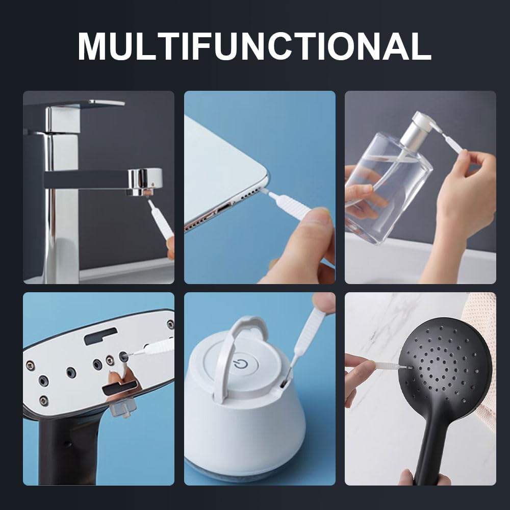 Upgrade Shower Head Cleaning Brush, Gap Hole Anti-Clogging Cleaning Brush, Shower Head Cleaner Picks Brush Tiny Cleaning Brush for Shower Head, Multifunction Shower Head Cleaning Brushes (10PCS)