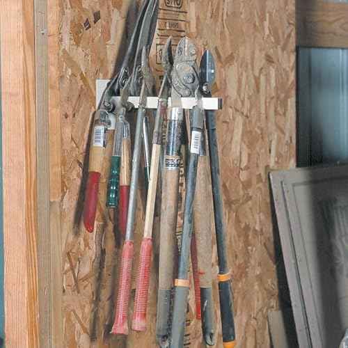 GEMPLER'S Single-Spoke Alloy Steel Tool Rack, 12-Inch, Black, for Cords, Hoses, Loppers, and Shears