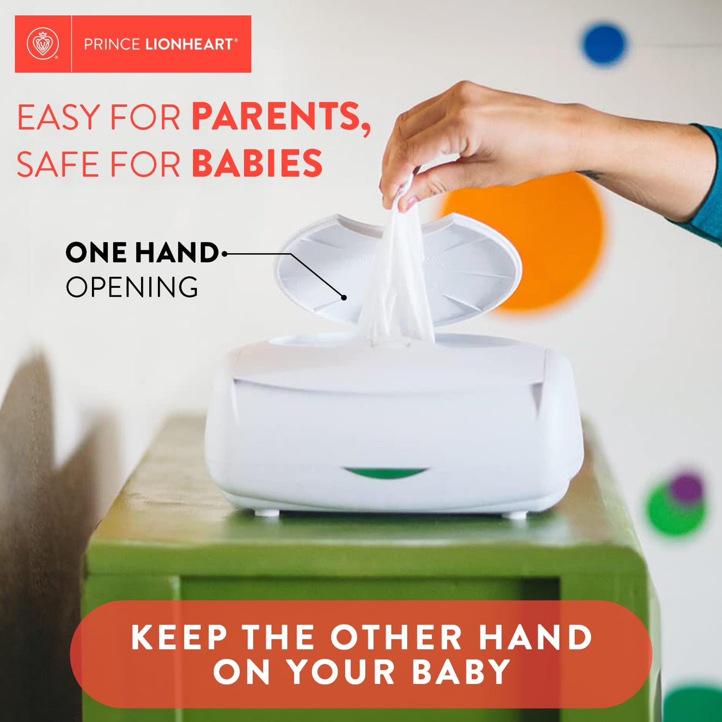 Prince Lionheart Ultimate Wipes Warmer with an Integrated Nightlight |Pop-Up Wipe Access. All Time Worldwide #1 Selling Wipes Warmer. It Comes with an everFRESH Pillow System that Prevent Dry Out.