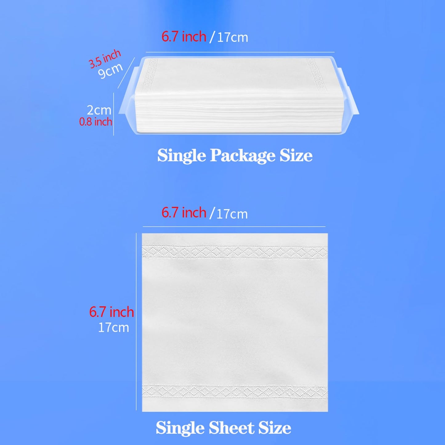 Car Tissue Refills, 18 Packs Car Tissues Auto Visor Tissue Refills for Visor, Napkins Holder Refill, Auto Travel Tissues, Soft and Smooth (18 Pieces)