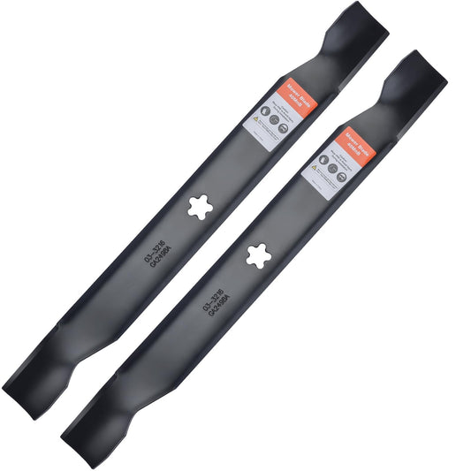 Grasscool 138971 Blades for Craftsman 42 inch Mower with 5-Star Mounting Pattern LT1000 LT2000 T110 YT3000 42'' Deck Cut Zero Turn Riding Repalce 532138971