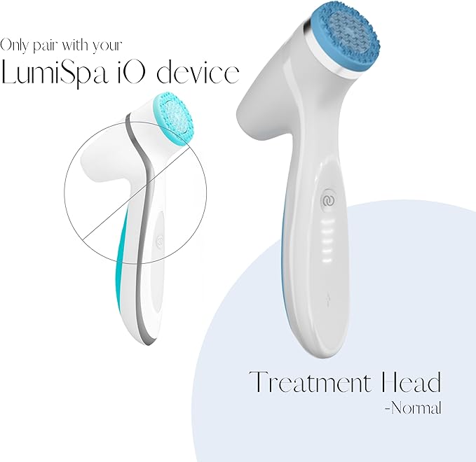 NuSkin ageLOC LumiSpa iO Silicone Treatment Head | Normal | Silicone Facial Scrubber & Exfoliator | Gentle Skin Cleanser for Daily Use | Promotes Smoother, Clearer Skin | Suitable for All Skin Types