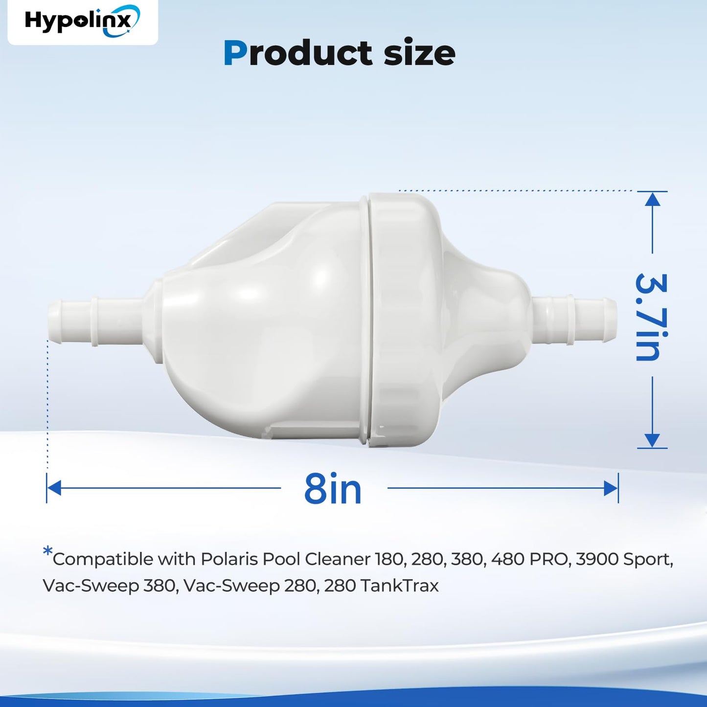 Hypolinx Upgraded Polaris G52 Backup Valve Replacement Kit for Polaris Pool Cleaner 280, 180, 380, 480, with High-Strength Gears and Crack-Resistant Case Kit for Polaris Pool Cleaner