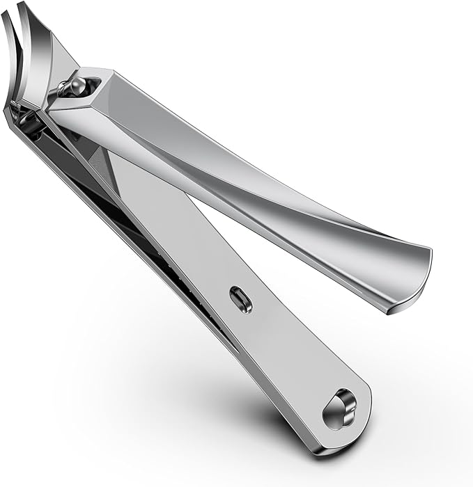 FERYES Ingrown Nail Clipper - Slant Curved Blade Nail Clipper for Thick Toenails and Ingrown Nails, Podiatrist Toenail Clippers for Seniors and Men