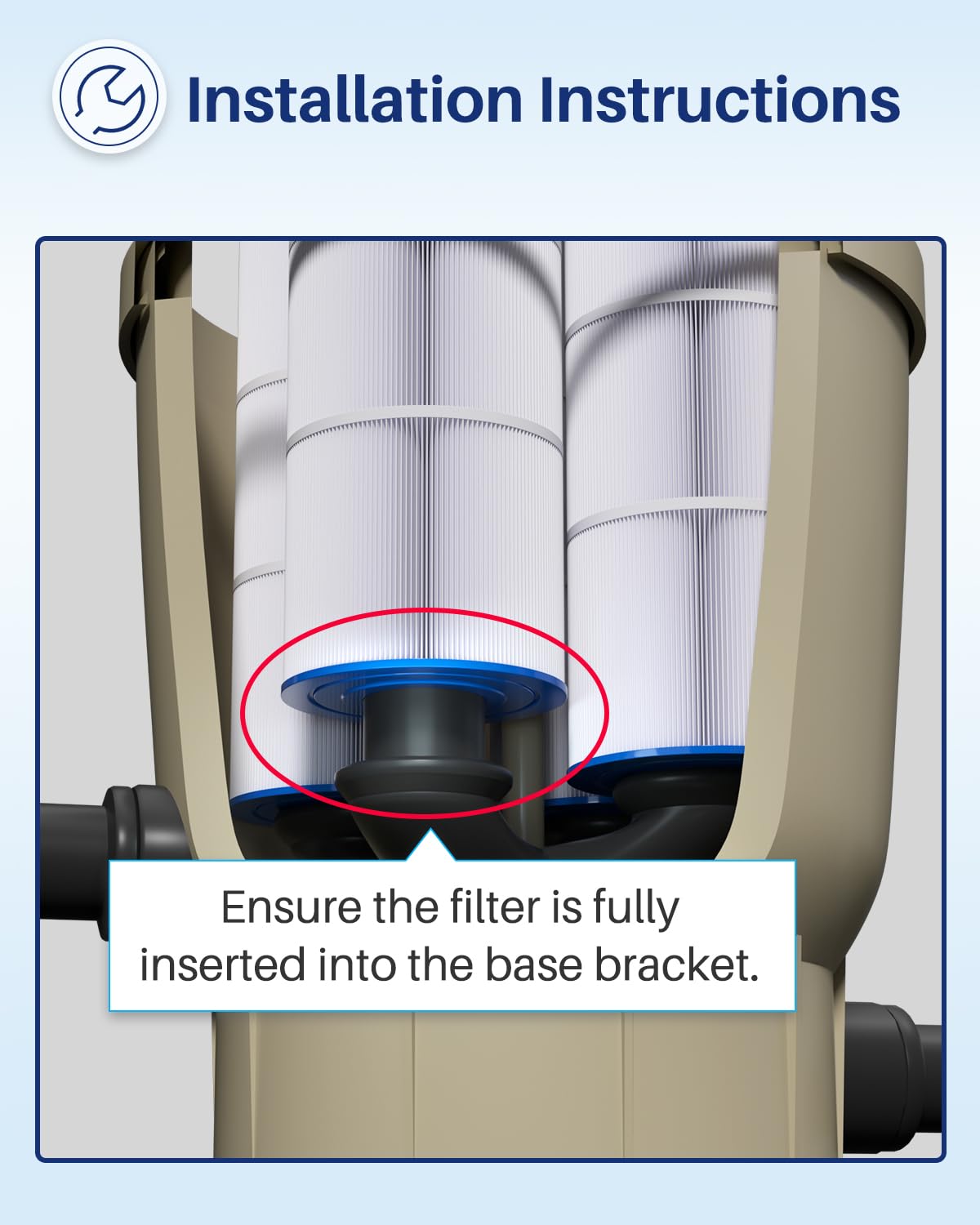POOLPURE C-7482 Pool Filter Replaces Jandy CL580, CV580, PJAN145, Ultral-A10, Unicel C-7482, Filbur FC-0820, A0104100, R0357900, Filbur FC-6415, SD-01109, 145 sqft Filter Cartridge 4 Pack