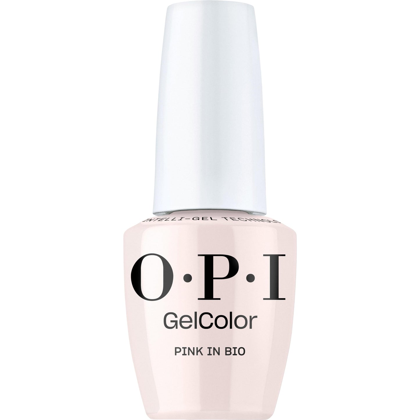 OPI GelColor Pink in Bio | Opaque Soft Muted Blush Pink Crème LED Cure Gel Nail Polish | Salon-Quality Shine, Long-Lasting Wear | 0.5 Fl Oz