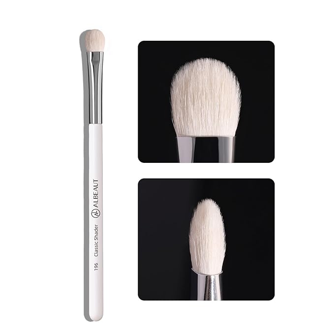 Eye Shadow Brush For Shading, Dense & Soft Eyeshadow Applicators for Smokey Eyes Makeup, Powder Eye Shadow Blender (196 Classic Shader)