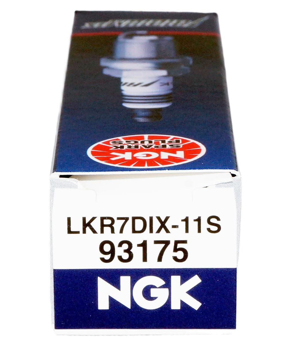 NGK LKR7DIX-11S Iridium IX Spark Plug (93175 Iridium Ix), 4 Pack