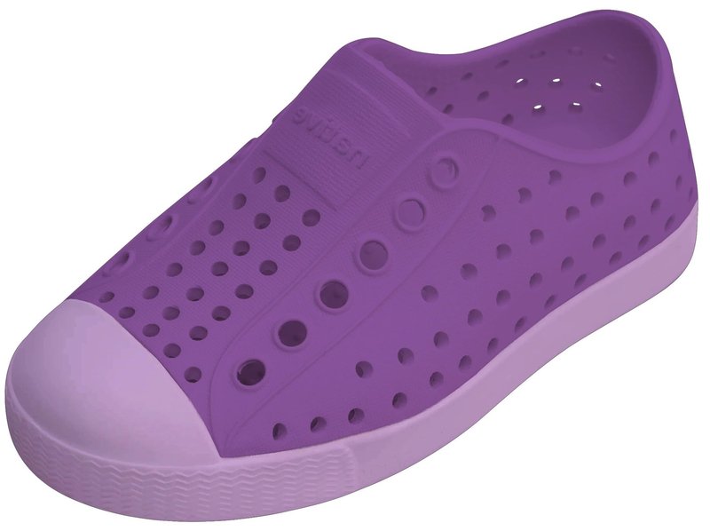 Native Shoes Unisex-Kids Jefferson Sneakers, Gossip Purple/Lavender Purple, 5 Toddler