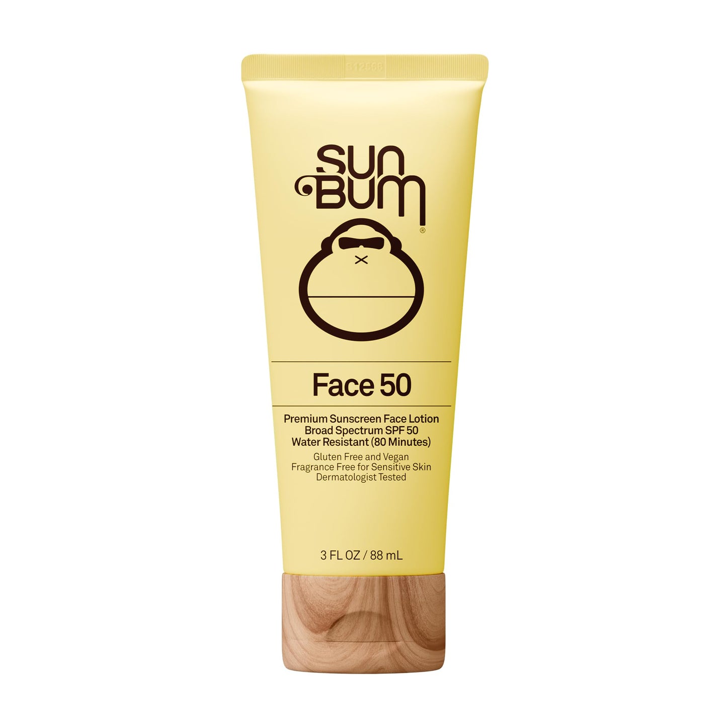 Sun Bum Original SPF 50 Sunscreen Face Lotion - Broad Spectrum Moisturizing Facial Sunscreen with Vitamin E -Fragrance Free - Travel Size - 3 oz