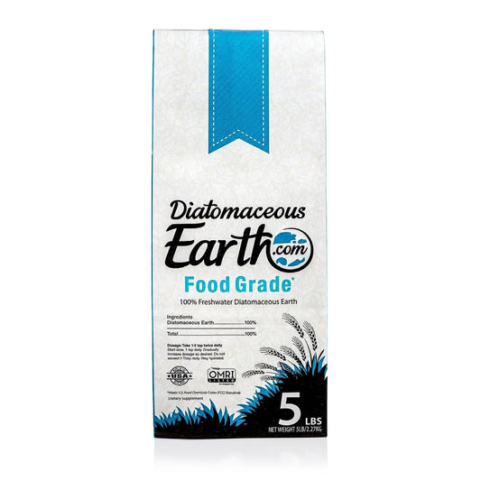 DiatomaceousEarth Food Grade Diatomaceous Earth â 5lb | 100% Organic, All-Natural Powder | Safe for Humans & Pets | OMRI Listed for Organic Use