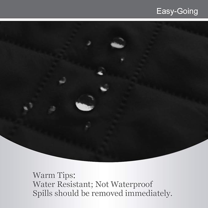 Easy-Going Chair Sofa Slipcover Reversible Sofa Cover Water Resistant Couch Cover Furniture Protector Cover with Elastic Straps for Pets Kids Children Dog Cat (Chair, Black/Black)