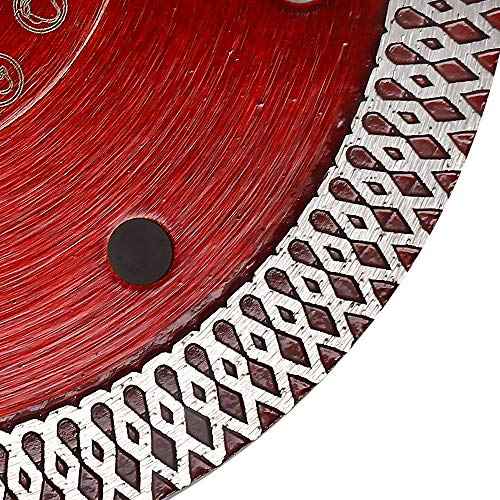 YIJING 4" Porcelain Blade Super Thin Diamond Saw Blade for Cutting Ceramic Porcelain Tile Granite Marble (4"-1pc)