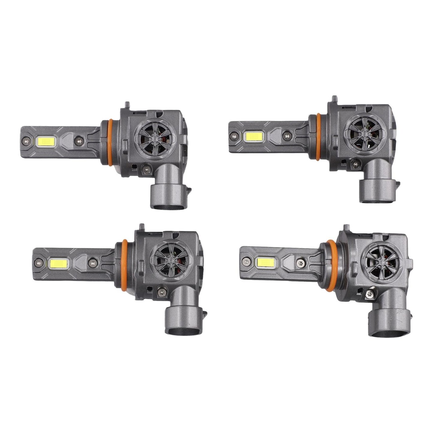 Termitor 9005 9006 Bulbs Combo, 100,000LM 1200% Ultra Bright, True 1:1 Mini Halogen Size, Plug and Play No Adapter, HB3 HB4 Fog Light Conversion Kits, 85000+ Hours Lifespan, Pack of 4