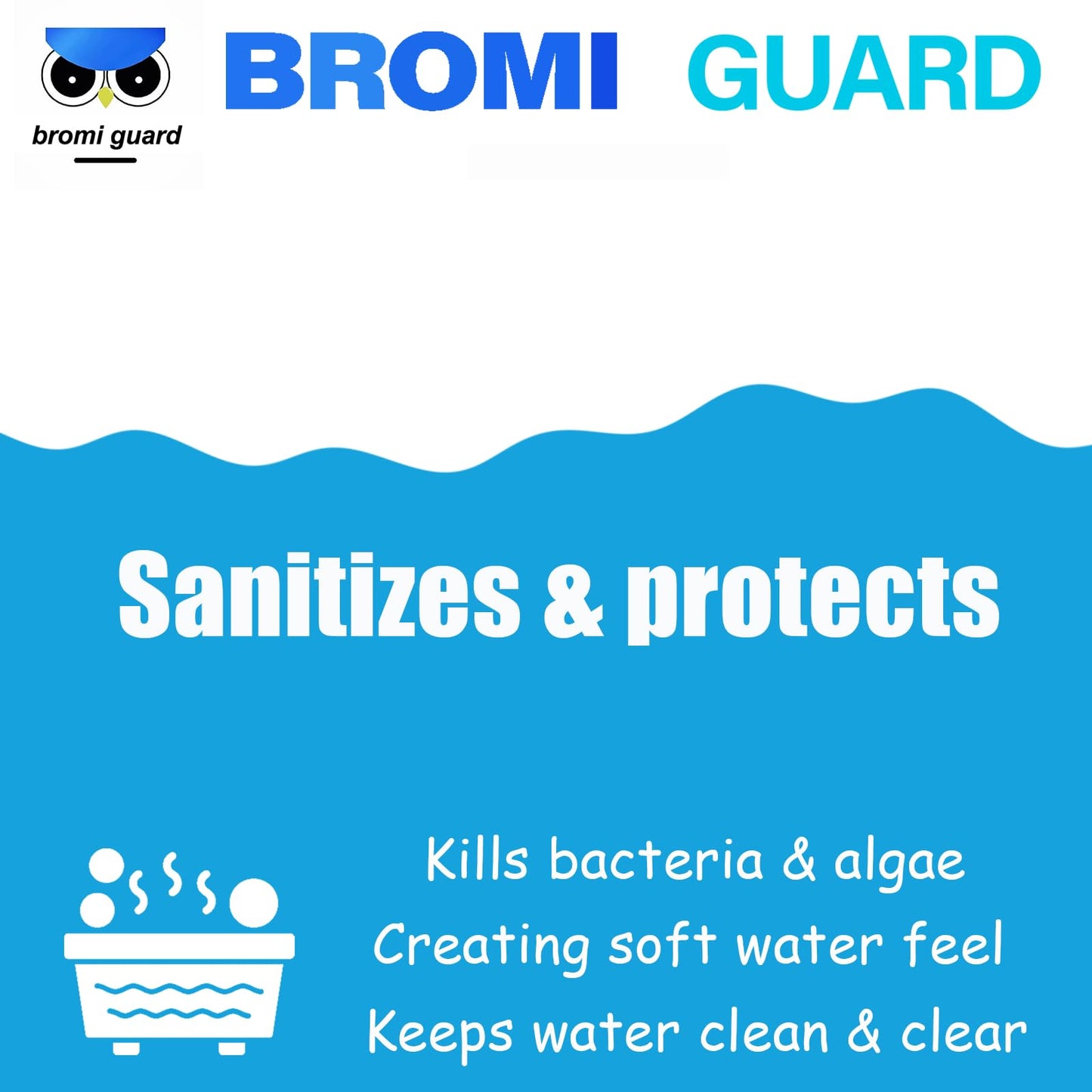 【1 Inch 5.5 Lbs】 Bromine Tablets for Spa Hot Tub Chemical Tabs Brominating Tablets Spa Hot Tub Chemical Sanitizer