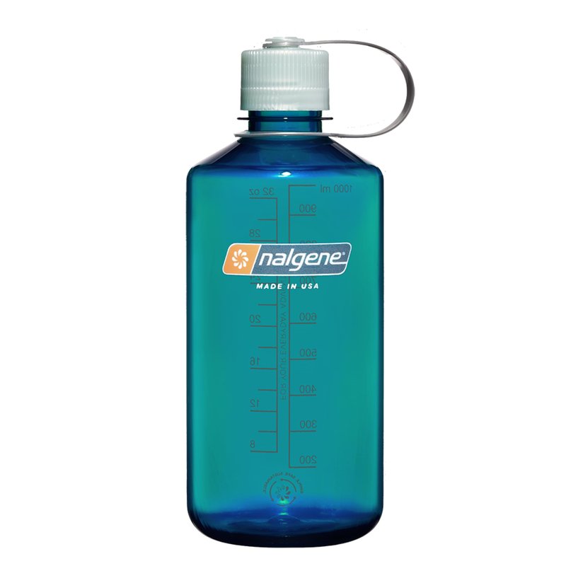 Nalgene Leak Proof Tritan BPA-Free Water Bottle - 32 oz Narrow Mouth - Made in the USA for Outdoor Use & Daily Hydration (Trout) (Pack of 6)
