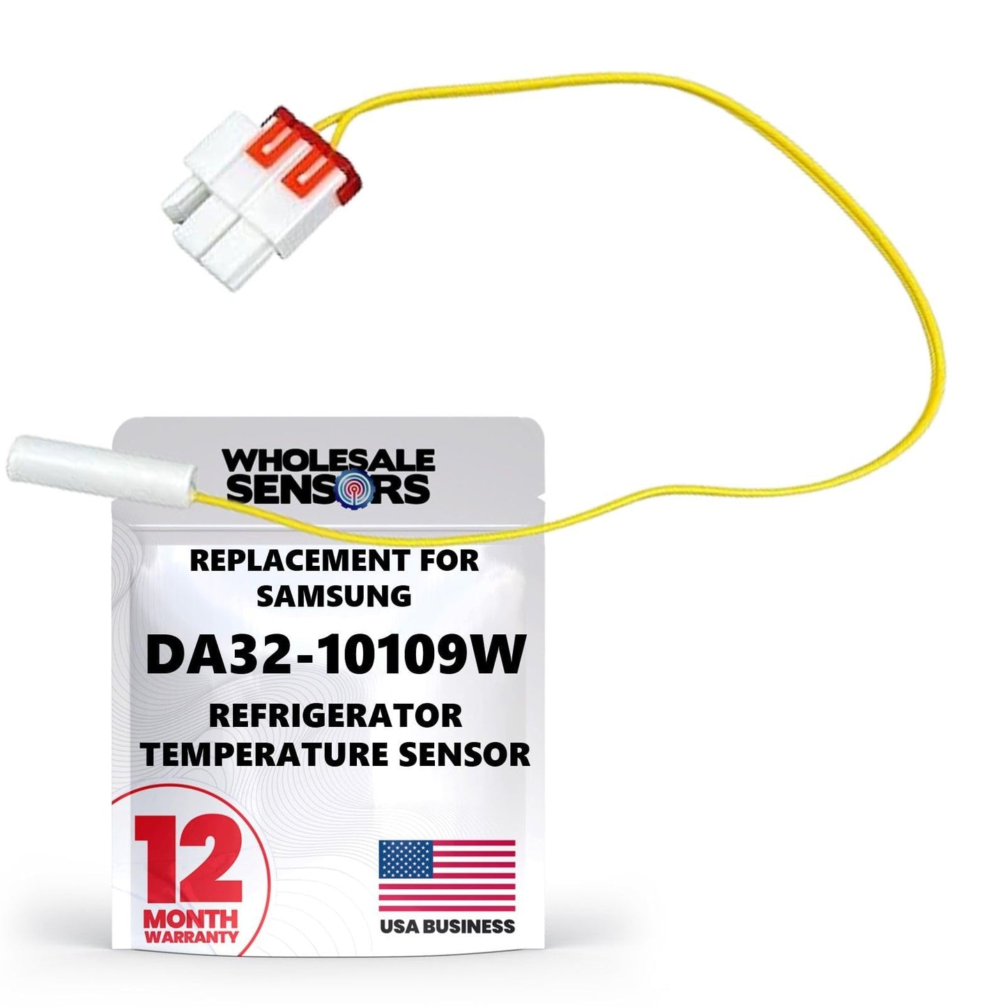 Replacement Samsung DA32-10109W Refrigerator Temperature Sensor 12 Month Warranty & USA Support