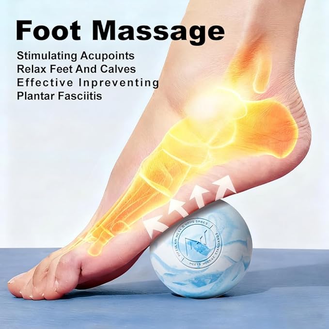 Massage Lacrosse Balls for Myofascial Release, SGS Certification, Massage Deep Tissue for Back and Shoulder, Trigger Point Therapy, Muscle Knots, Relieving Muscle Pain