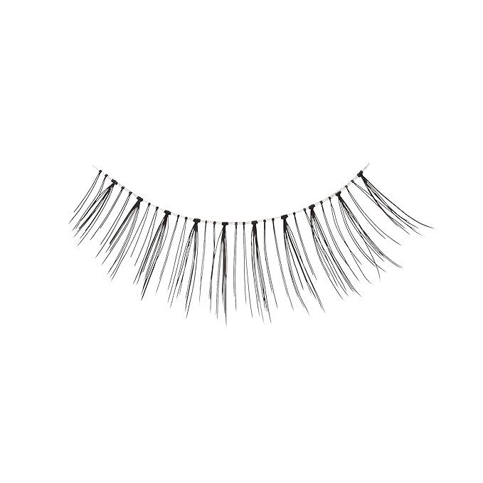 KISS Looks So Natural, False Eyelashes, 'Sultry', 12 mm, Includes 5 Pairs Of Lashes, Contact Lens Friendly, Easy to Apply, Reusable Strip Lashes, Glue-On