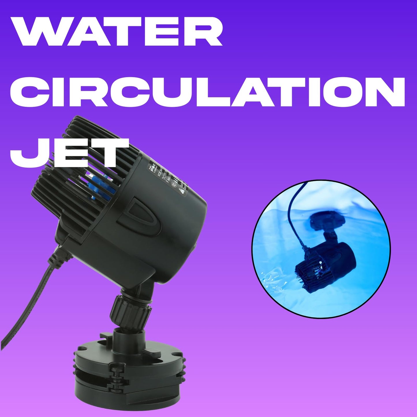 The Pod Company Water Circulation Jet High-Flow Pump for Ice Pod & Long Pod Enhances Cold Immersion, Prevents Freezing, and Reduces Ice Usage