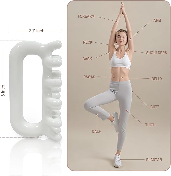 Fascia Massage Tool Trigger Point Massage Tools Anti Blaster for Cellulite Massage Tool Reaching Deep Myofascial Tissue Throughout The Body Release Muscle Knot Reduction Cellulite