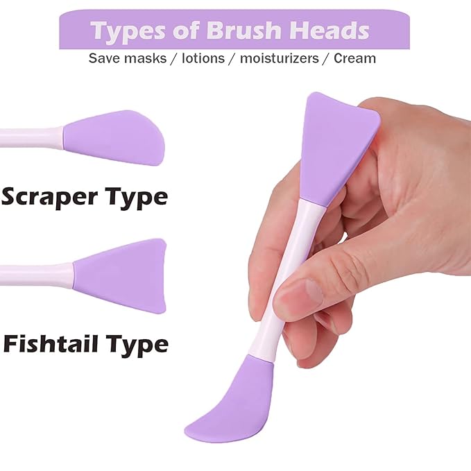 Jelly Brush For Face Mask, Silicone Facial Mud Mask Brush, Hairless Body Lotion And Butter Applicator, Clay Face Mask Brush, Great Facial Essentials, Moisturizer Applicator & Skincare Brushes
