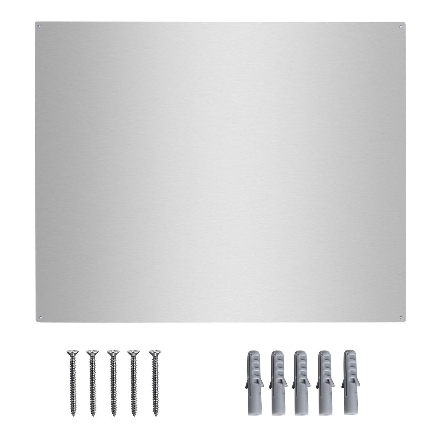 ONEEON Stainless Steel Backsplash ，24 x 30 Inch Range Hood Stove Backsplash Back Stainless Steel Sheet for Kitchen