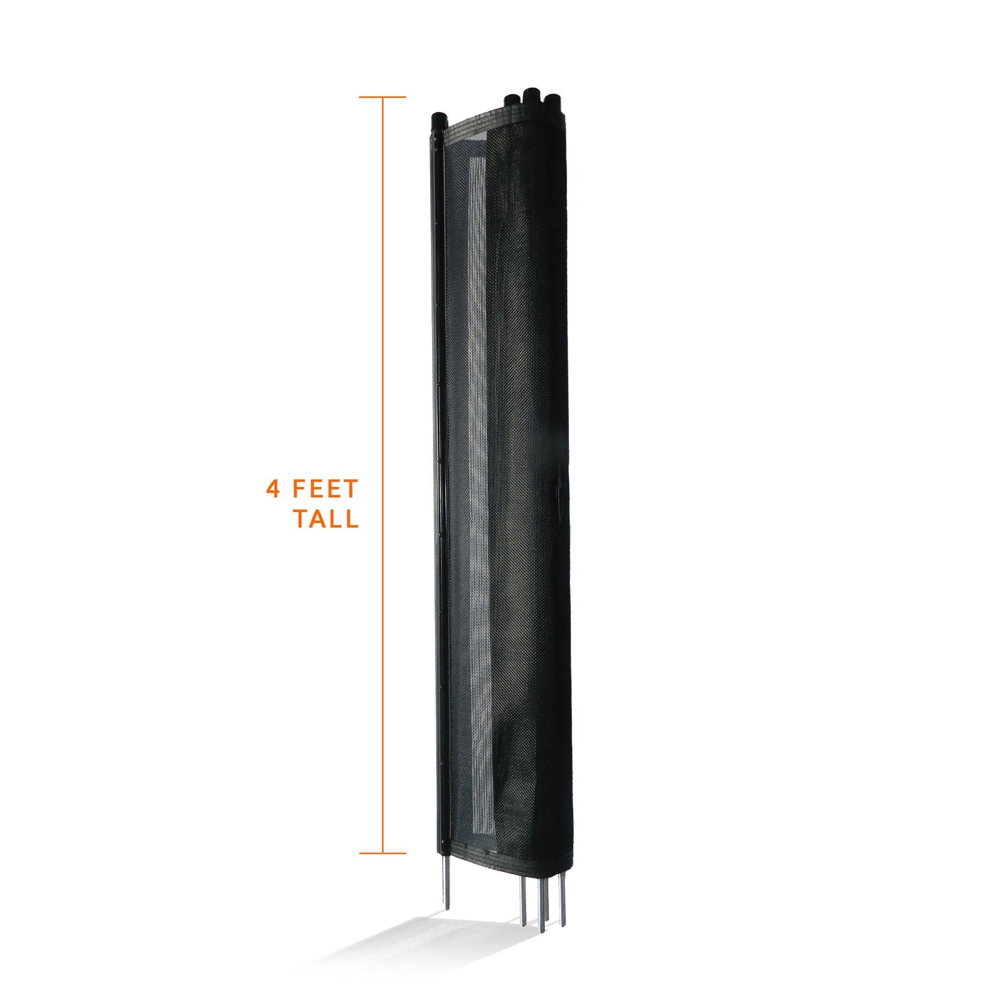 Pool Fence DIY by Life Saver Fencing Section Kit, 4 x 12-Feet, Black