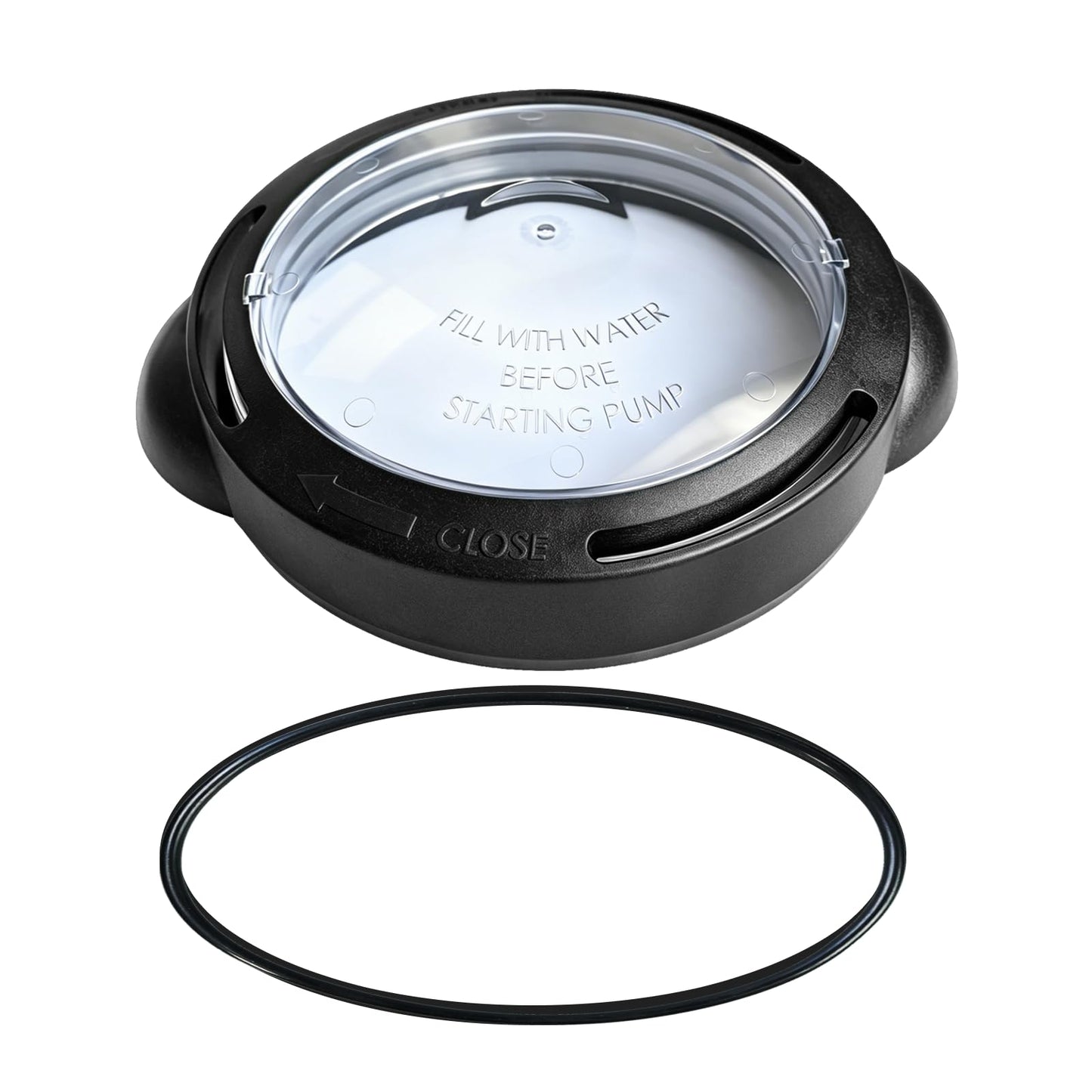 Vsttar SPX5500D Pool Pump Lid,Strainer Cover with Lock Ring and O-Ring Replacement Compatible with Select Hayward Matrix Pump and Filter,SPX5500D Pump Strainer Lid