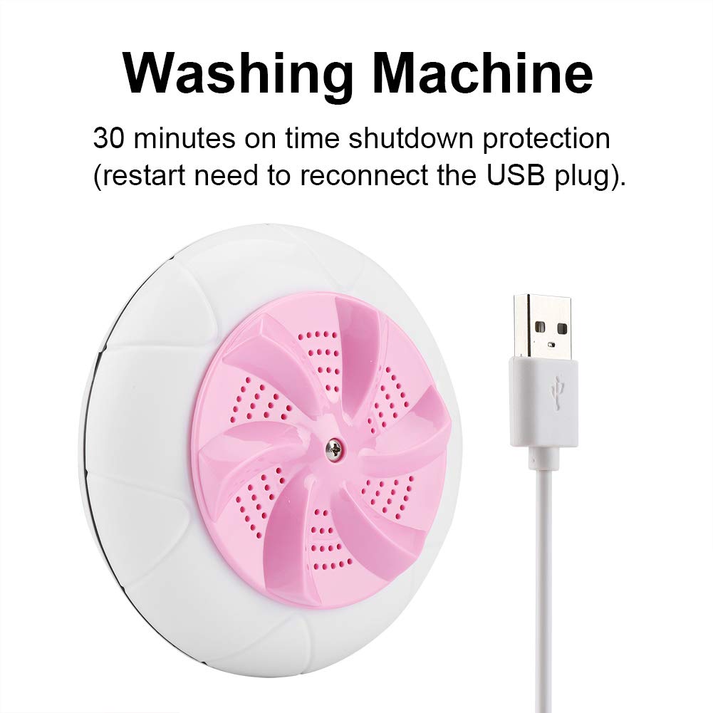 Mini Portable Washing Machine | Sink Washing Machine with Ultrasonic Cleaning – USB Powered Washer for Clothes & Dishes, Compact Travel Laundry Machine for Dorm, Apartment, RV, Camping