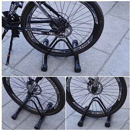 Heavy-Duty Bicycle Parking Stand ? Floor & Wall Mounted Rack for Mountain, Road, and Kids Bikes ? Rustproof Carbon Steel Frame with Non-Slip Base