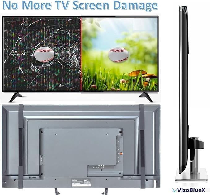 VizoBlueX 75 inch Blue Light and Damage TV Screen Protector. Protection Shield & Anti-Blue Light Filter Blocking UV for LCD LED 4K OLED QLED (65.7 x 37.8 inch)