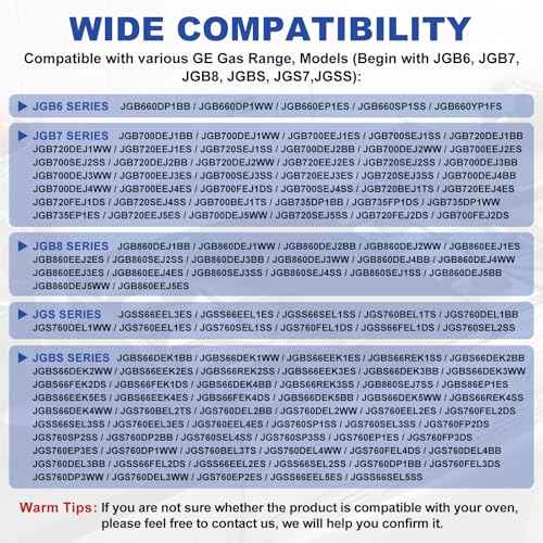 WB31X24738 Griddle Replacement for GE Stove - Cast Iron Center Griddle Plate, Compatible with GE Gas Range Cooktop Models JGB700, JGB660, JGB735, JGB860, JGBS66, Replaces WB31X24998, WB31X49806