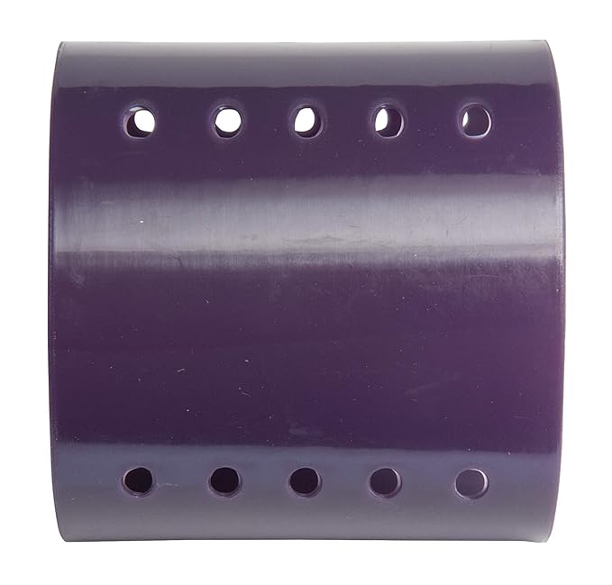 Diane 3-Inch Magnetic Hair Rollers, Secure Hold for Big Curls and Volume, Ideal for Styling with Pins, Picks, or Clips, Easy to Clean and Maintain, Purple, 6 Count