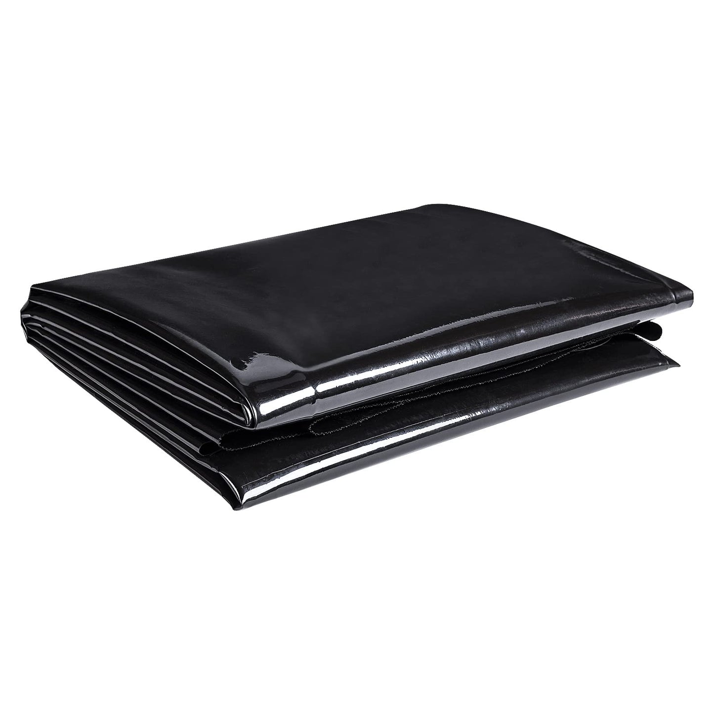 ToLanbbt Pond Liner 4 x 7 Ft HDPE Pond Liners, 20 Mil UV Resistant Preformed Pond Liner Easy Cutting, Pond Liner for Natural Looking Ponds, Waterfall, Koi Pondsand Water Garden (Black)