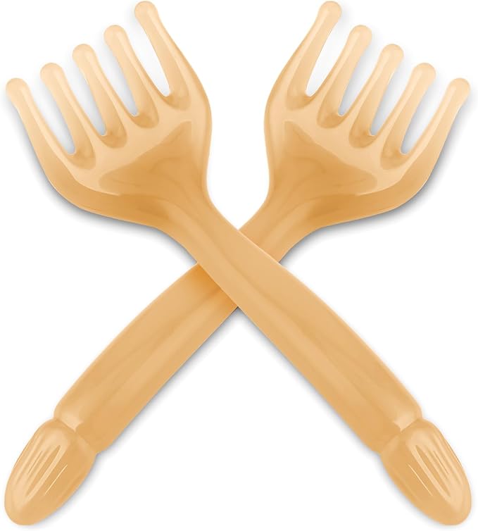 2Pcs Head Massager Manual Hair Scalp Massager Gua Sha Five Claw Massage Tool Comb Portable Handheld Resin Relax Tool for Father's Day Mother's Day Gifts (Amber)