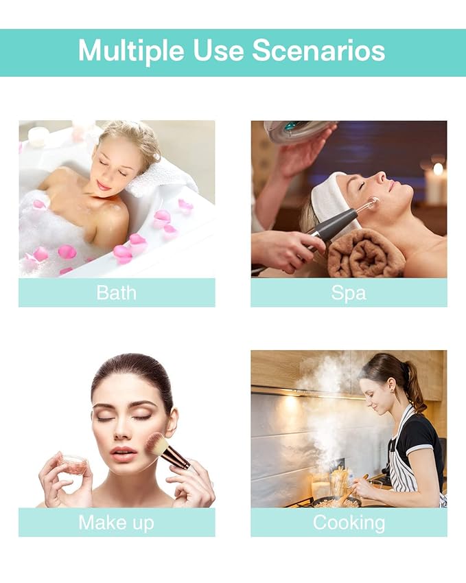 Auban Disposable Shower Caps, Plastic Clear Hair Cap
