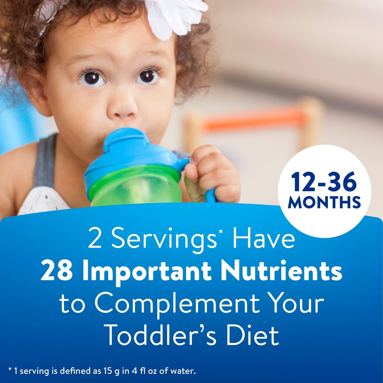 Go & Grow 360 Total Care by Similac Toddler Nutritional Drink, Has 5 HMOs, Powder, 24-oz Can