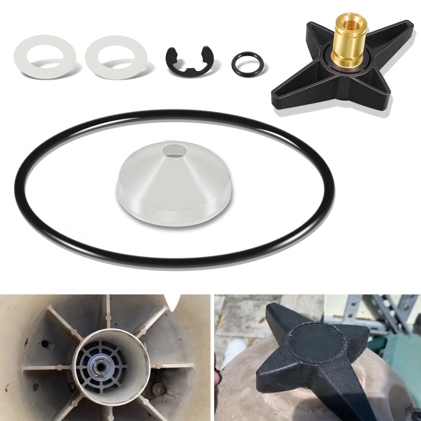 CX900G Pool Filter Locking Knob & CX900DA Knob Kit Fit for Hayward Star-Clear Plus Cartridge Filter Models C751 C900 C9002 C1200 C12002 C12002S, Replace for CX900D/CX900H/CX900W/C900J/CX900F