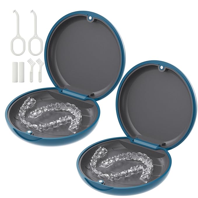 2 Pack Retainer Case - Midnight Navy