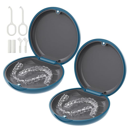 2 Pack Retainer Case - Midnight Navy