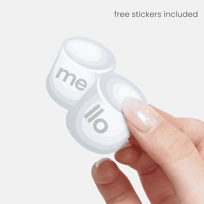 The Original Mello Hair Claw Clip Squishy Claw Clip Made in Korea Patent Pending 30021976 (White, Medium)