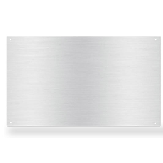 12" By 30" Stove Backsplash Splatter Guard Range Hood Back splash Wall Shield Metal Panel, Easy Clean and Install, Stainless Steel (12" x 30")