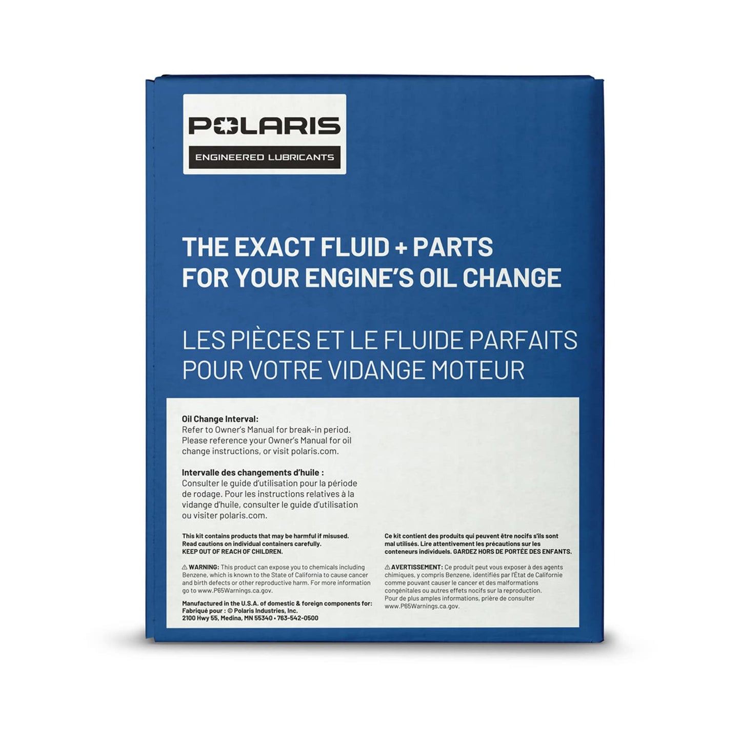 Polaris PS4 Oil Change Kit for Specific RANGER, GENERAL, RZR, ACE 900 XC Models With 4 Stroke Engine, Includes 2.5 Quarts PS-4 5W-50 Full Synthetic Oil, 1 Oil Filter, 1 Washer, UTV SxS ATV - 2879323