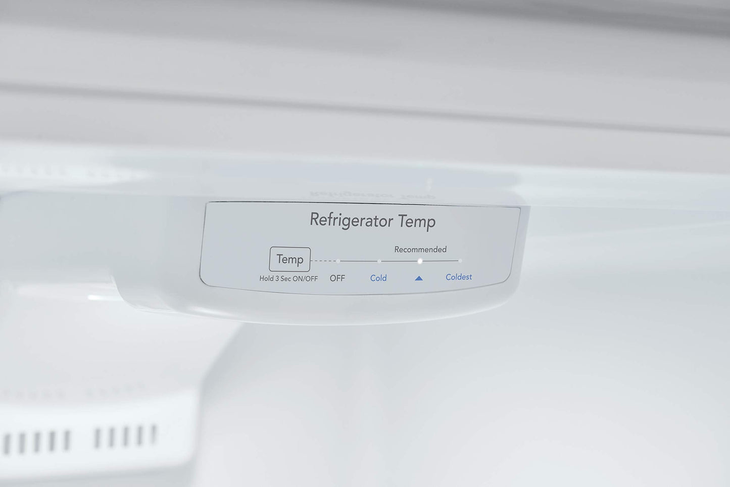 Frigidaire 10.1 Cu. Ft. Compact ADA Top Freezer Refrigerator in White with Electronic Control Panel, Reversible Door Swing, ENERGY STAR